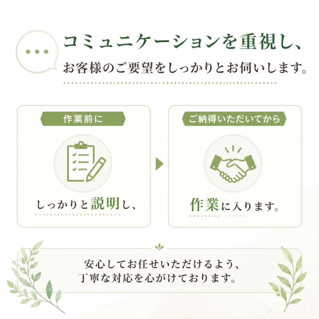 お客様の声を大切に
