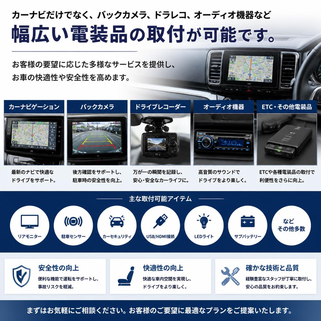 多彩なサービス内容