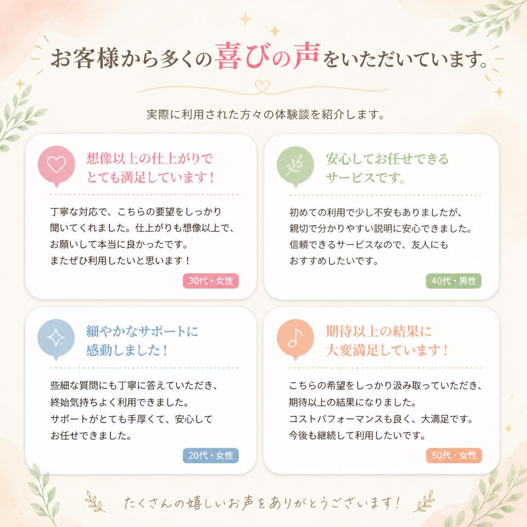 お客様の声