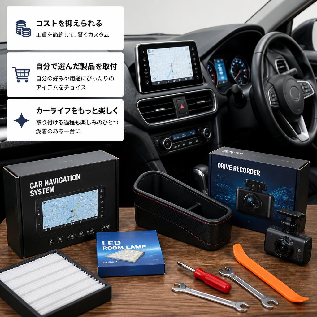 持込車用品取付のメリット